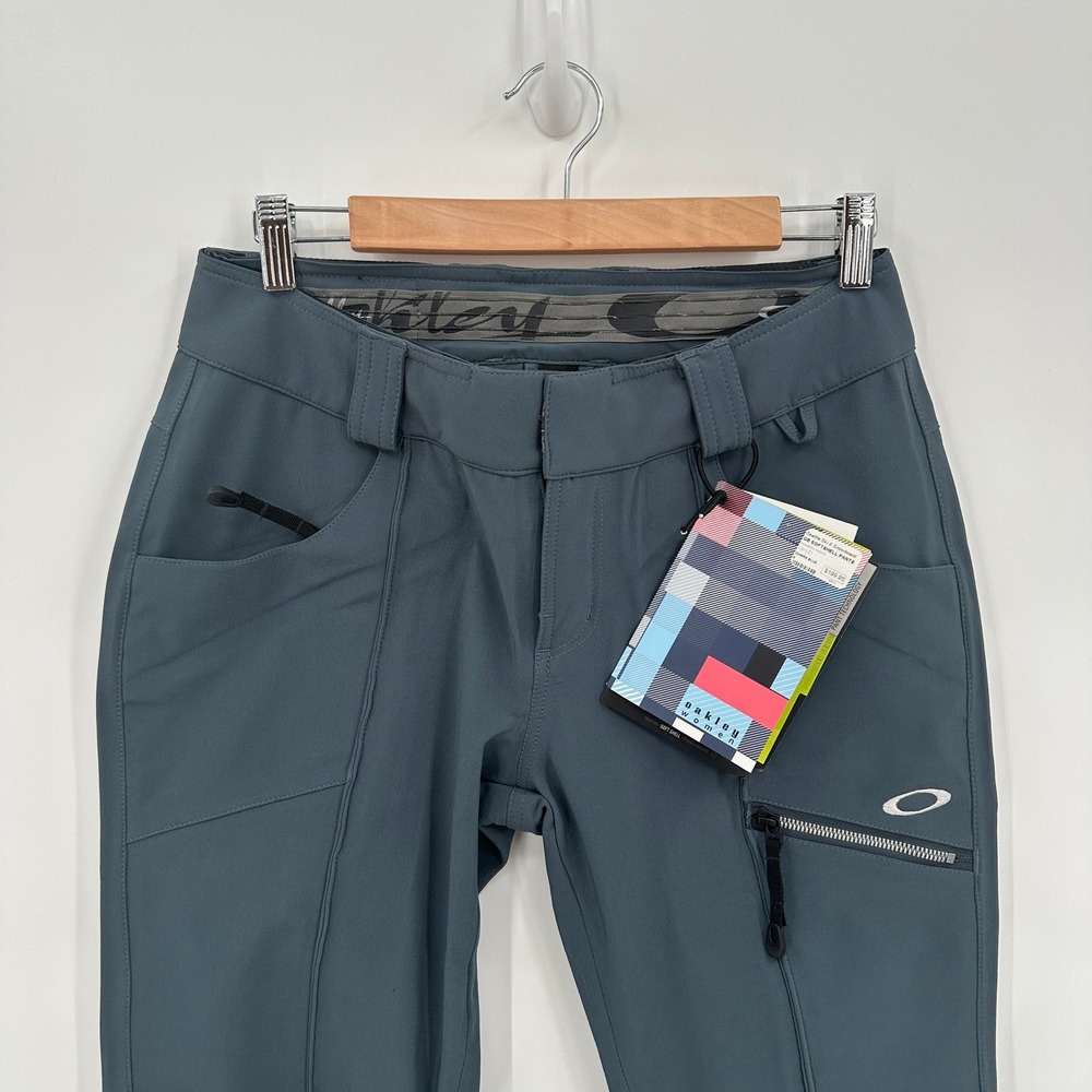 Oakley Women GB Soft Shell Snow Pants Ombre Blue Size S‎ NEW Snowboard Ski - Picture 3 of 9